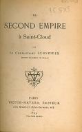 Le  Second Empire à Saint-Cloud