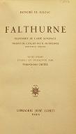 Falthurne : manuscrit de l'Abbé Savonati traduit de l'italien par M. Matricante instituteur primaire