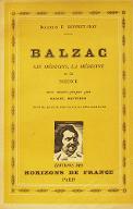 Balzac : les médecins, la médecine et la science