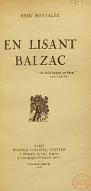 En lisant Balzac
