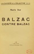 Balzac contre Balzac