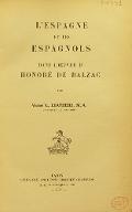L'Espagne et les Espagnols dans l'œuvre d'Honoré de Balzac