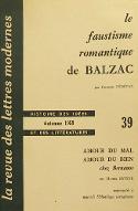 Le  faustisme romantique de Balzac