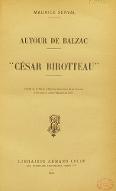 Autour de Balzac : "César Birotteau"