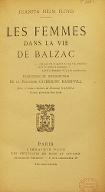 Les  femmes dans la vie de Balzac